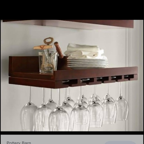 Pottery Barn Kitchen Pottery Barn Holman Wine Glass Shelf Poshmark